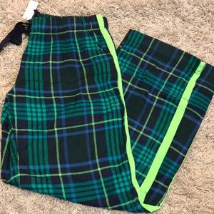 Plaid pajama pants